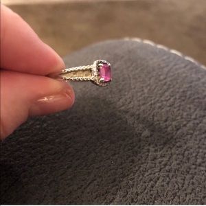 Zales Jewelry - Zales Pink Sapphire Ring Zales Jewelry - Zales Pink Sapphire Ring